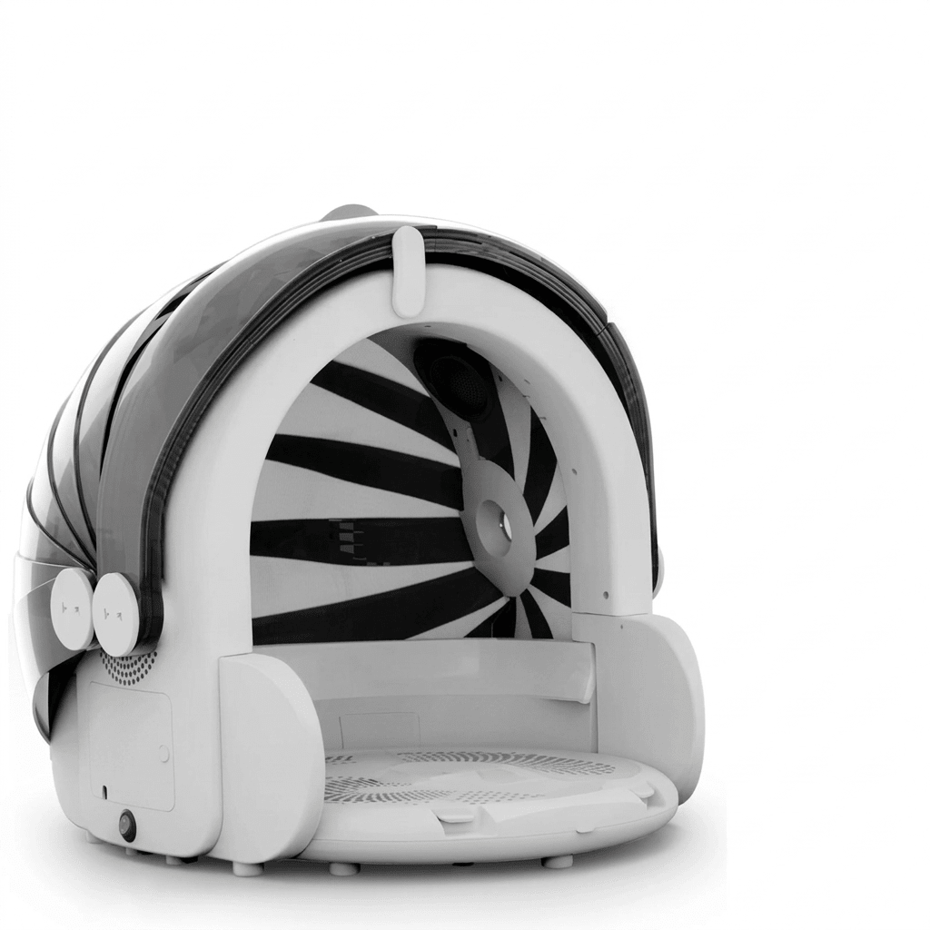 Pet Dryer Box, 8-Fan Dog & Cat Dryer with 360° Airflow, <50dB & Adjustable 68–110°F Heat - Homvista