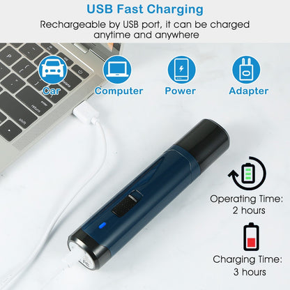 Pet Nail Grinder for Dogs & Cats, 2-Speed Rechargeable Nail Trimmer, 7000–8000 RPM - Homvista