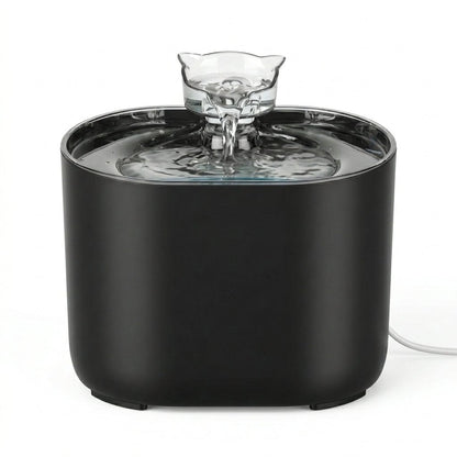 Pet Water Fountain, 2.2L Sensor-Activated Cat & Dog Fountain with Filter & 35dB Quiet Pump - Homvista