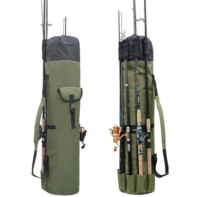 Portable Fishing Rod & Tackle Bag - Homvista