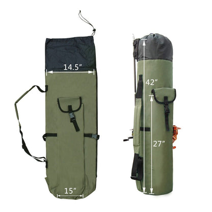 Portable Fishing Rod & Tackle Bag - Homvista