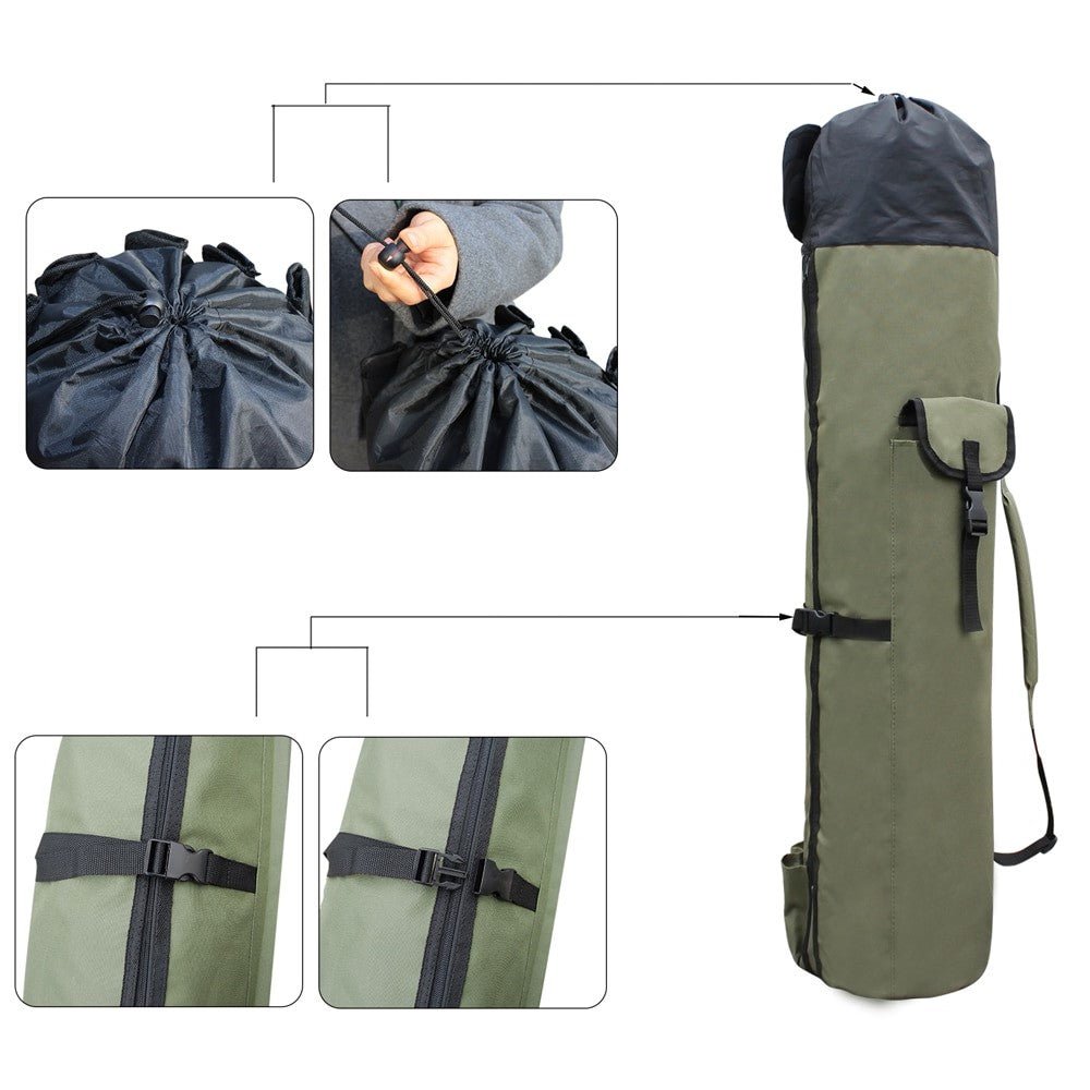 Portable Fishing Rod & Tackle Bag - Homvista