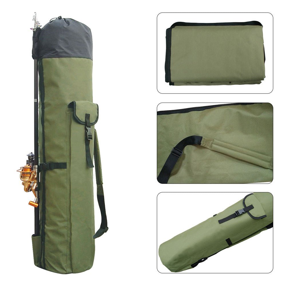 Portable Fishing Rod & Tackle Bag - Homvista