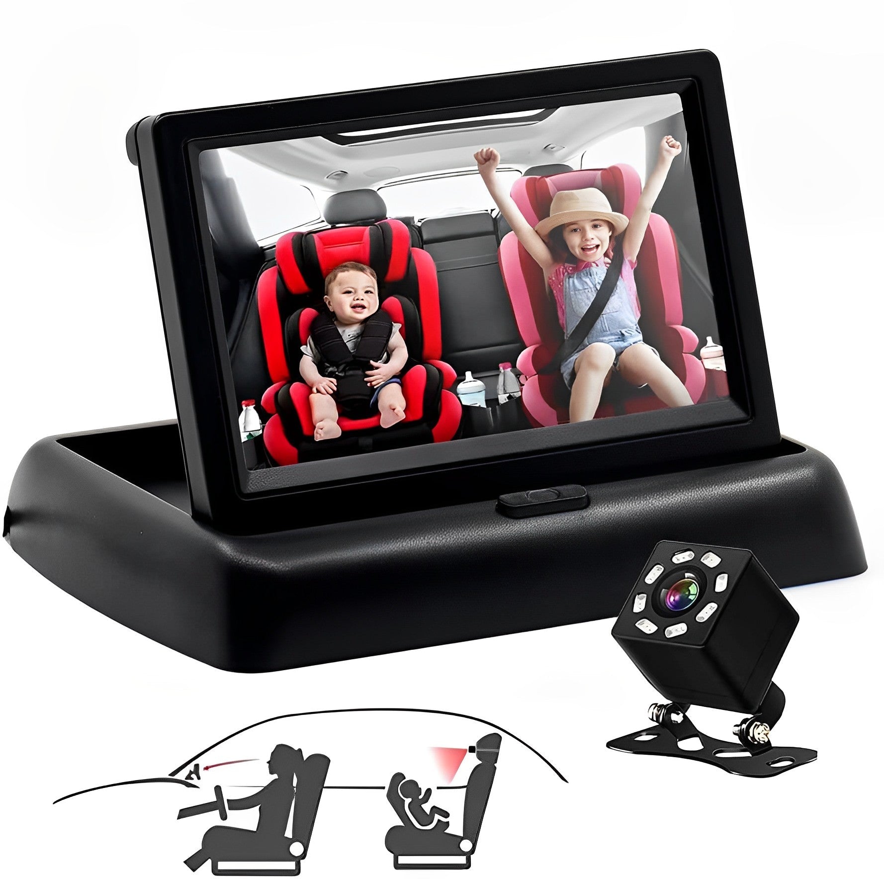Premium Car Baby Monitor Camera - Homvista