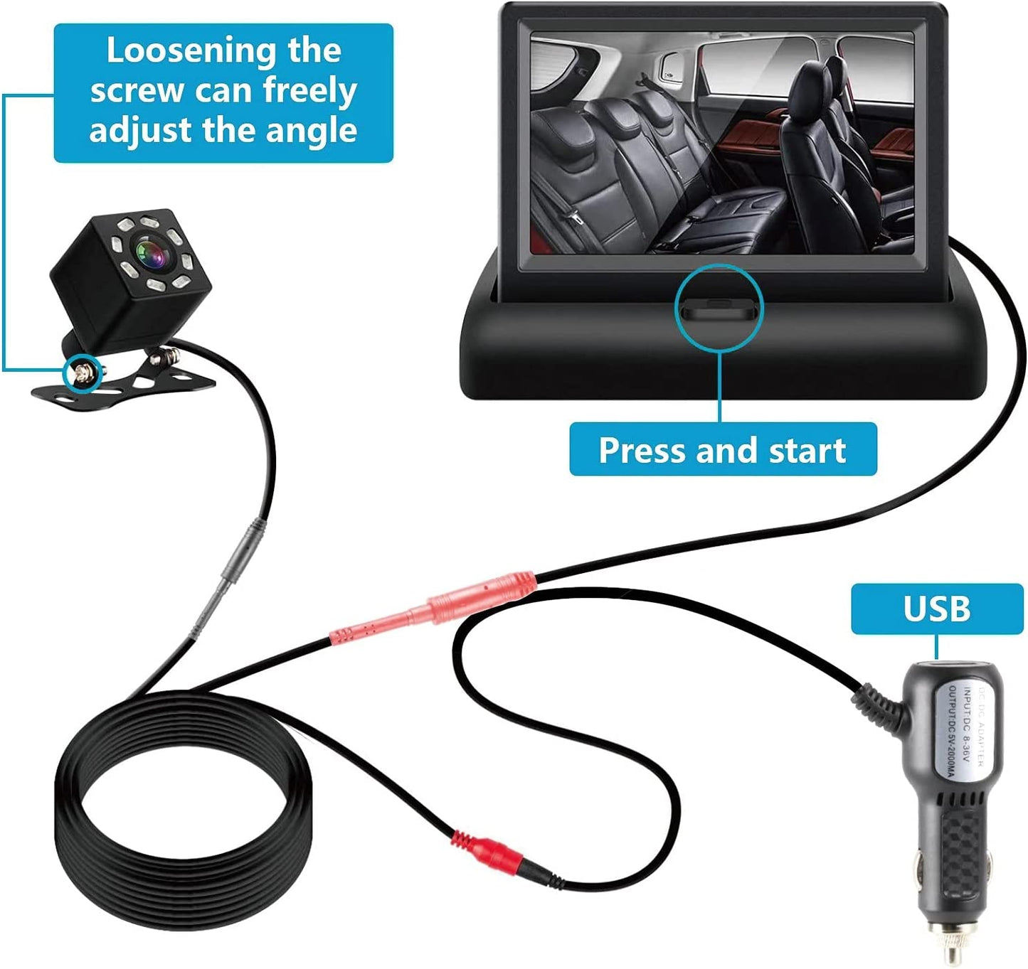 Premium Car Baby Monitor Camera - Homvista