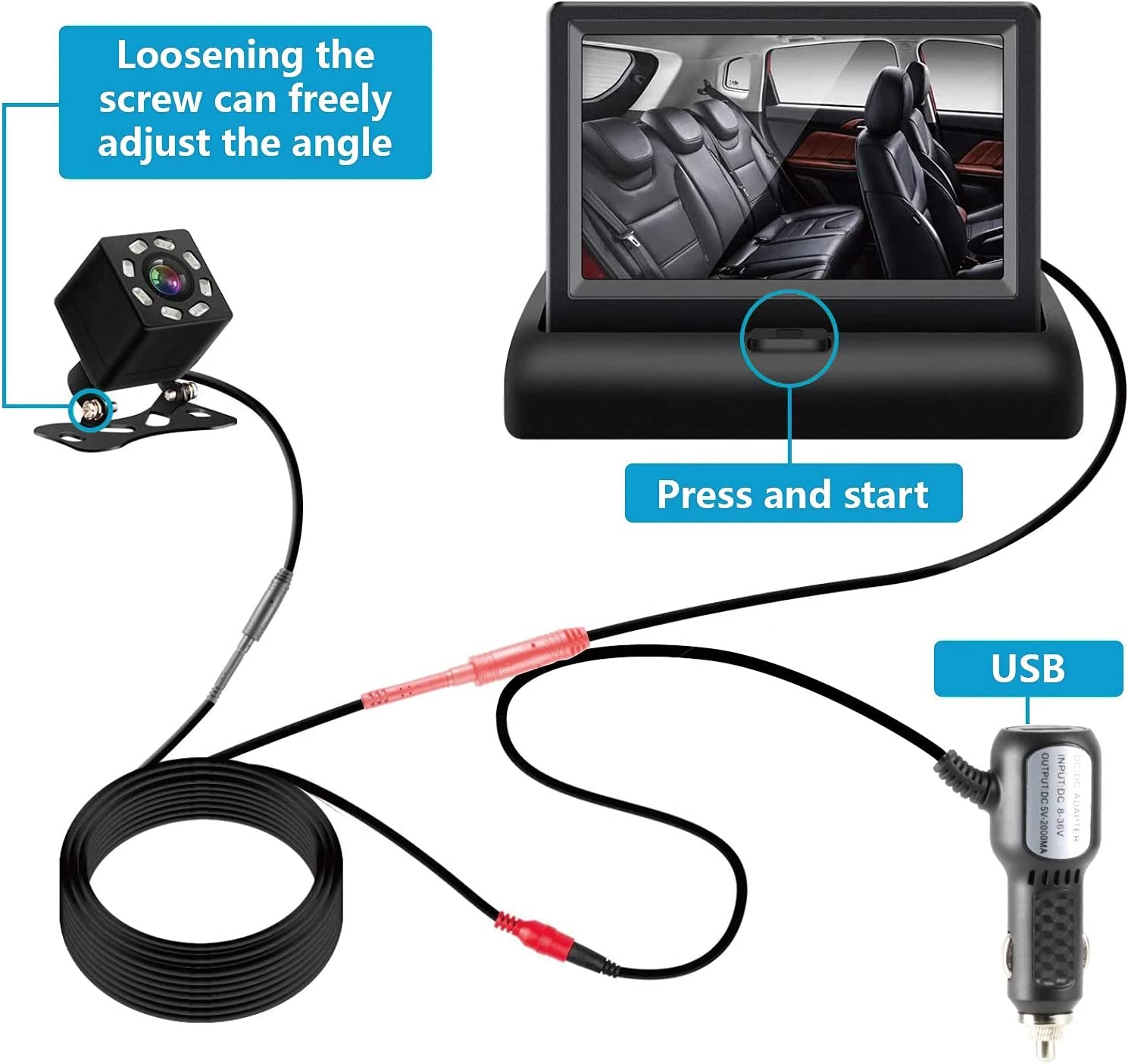 Premium Car Baby Monitor Camera - Homvista