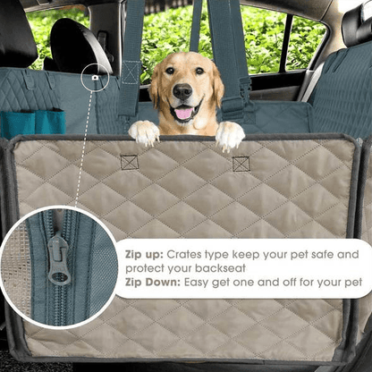 Premium Dog Car Seat Cover Waterproof Hammock Protector - Homvista