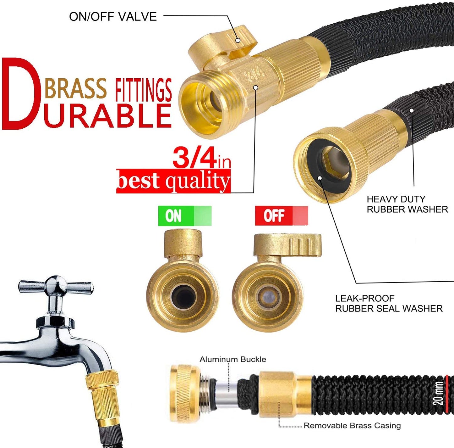 Quality Expandable Garden Hose - Homvista