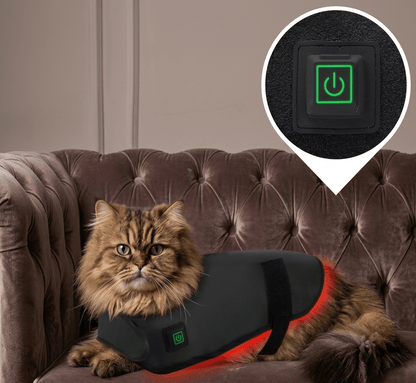 Red & Near-Infrared Light Belt for Dogs & Cats, 660nm/850nm Rechargeable Wrap with 15-Min Timer - Homvista