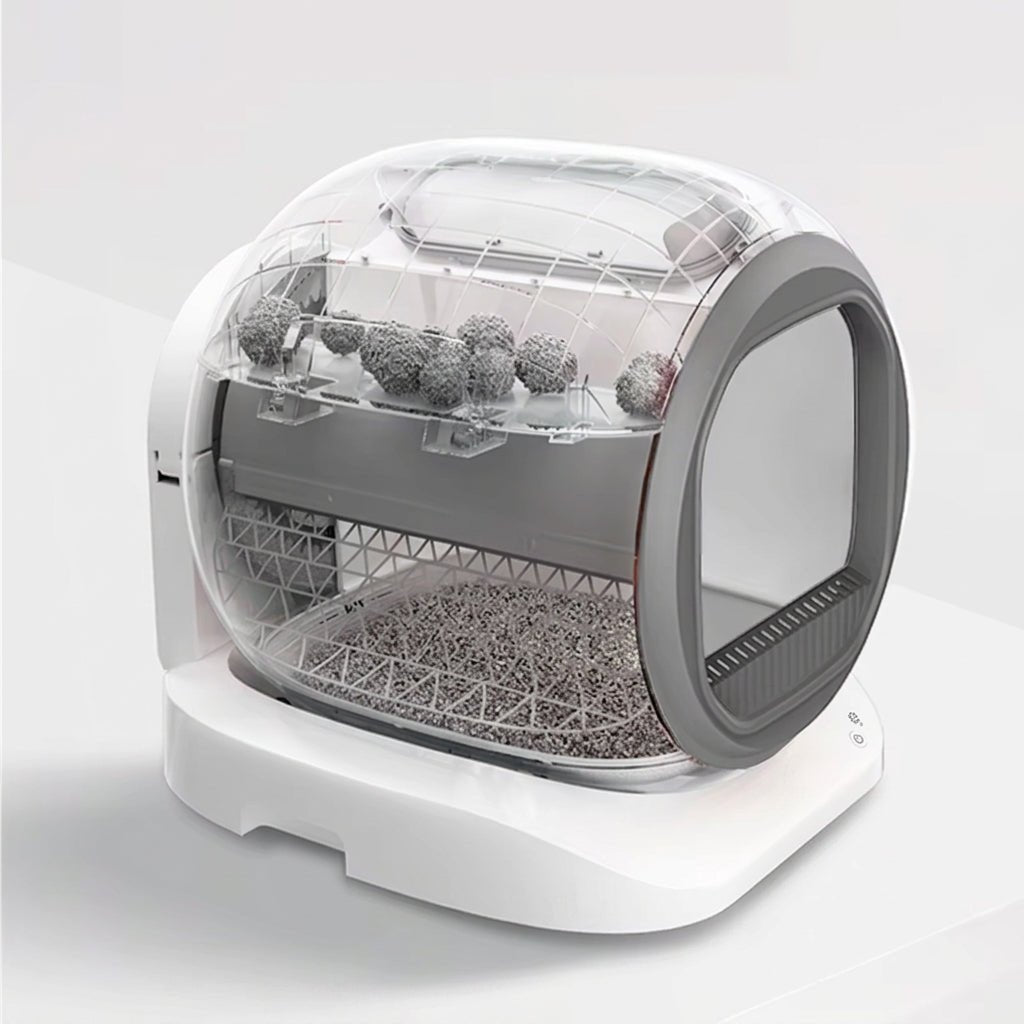 Self-Cleaning Cat Litter Box, Smart Automatic Litter Box with App Control & Odor Control - Homvista