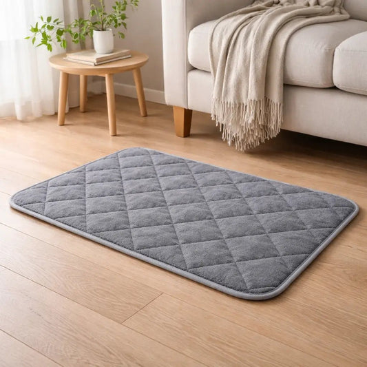 Self-Warming Dog Mat, Heat-Reflective Microfleece Pet Bed, Non-Slip & Machine Washable - Homvista