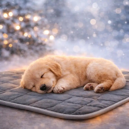Self-Warming Dog Mat, Heat-Reflective Microfleece Pet Bed, Non-Slip & Machine Washable - Homvista