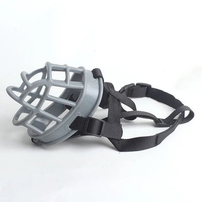 Silicone Basket Dog Muzzle, Flexible Adjustable Muzzle for Small, Medium & Large Dogs - Homvista