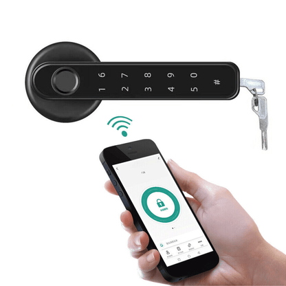 Smart Electronic Mobile App Controlled Bluetooth Fingerprint Door Lock - Homvista