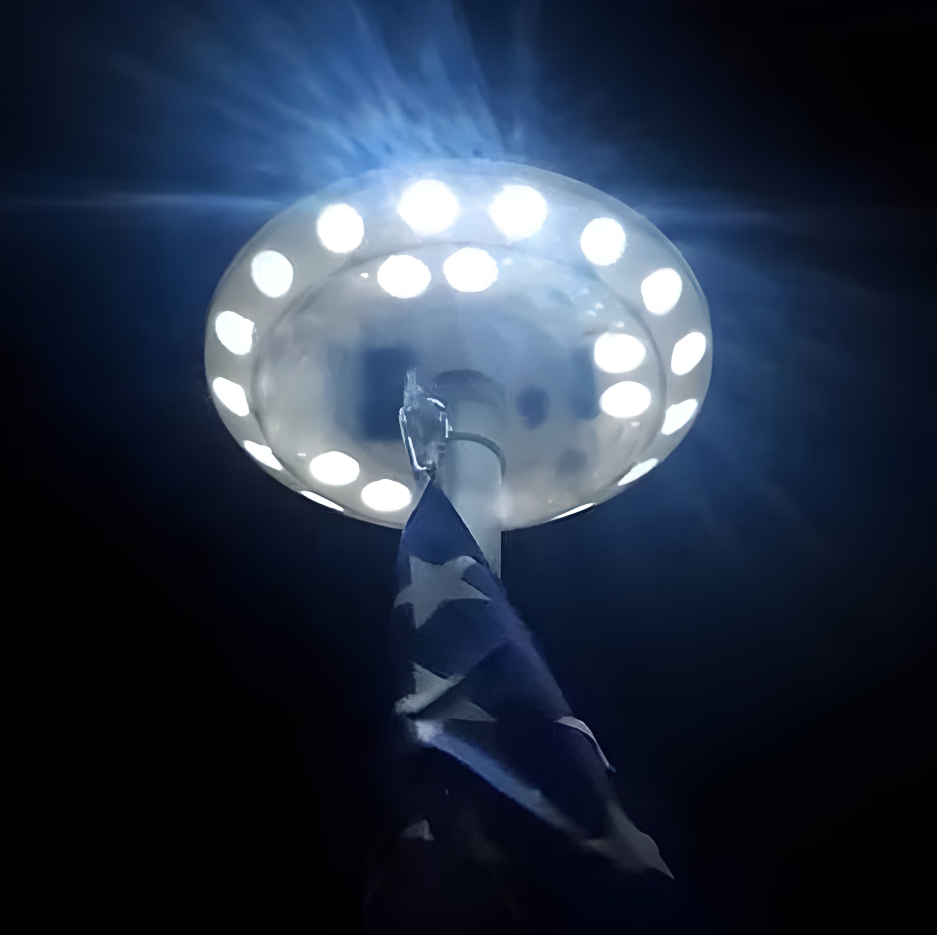 Solar Powered Flagpole Lights - All Night Long Last Flag Pole Lights - LED - Homvista