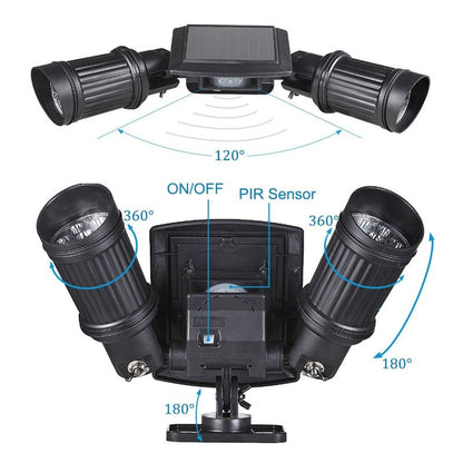 Super Bright Outdoors Motion Sensor Solar LED Lights - Homvista
