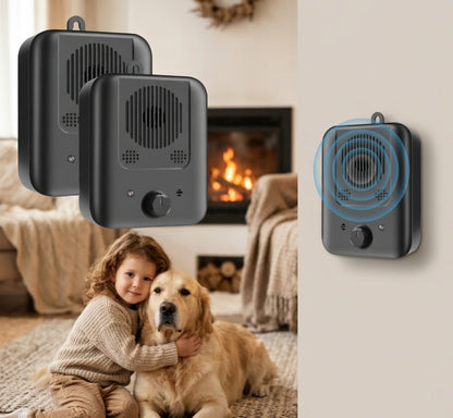 Ultrasonic Bark Control Device, 50ft Dog Barking Deterrent with Adjustable Sensitivity for Indoor & Outdoor Use - Homvista