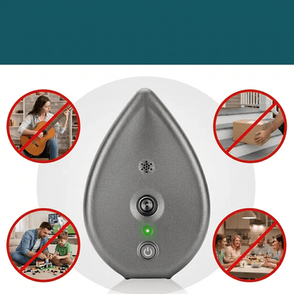 Ultrasonic Bark Control Device, 50ft Indoor Dog Barking Deterrent with 3 Sensitivity Levels - Homvista