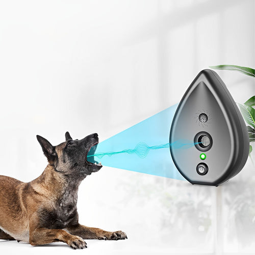 Ultrasonic Bark Control Device, 50ft Indoor Dog Barking Deterrent with 3 Sensitivity Levels - Homvista