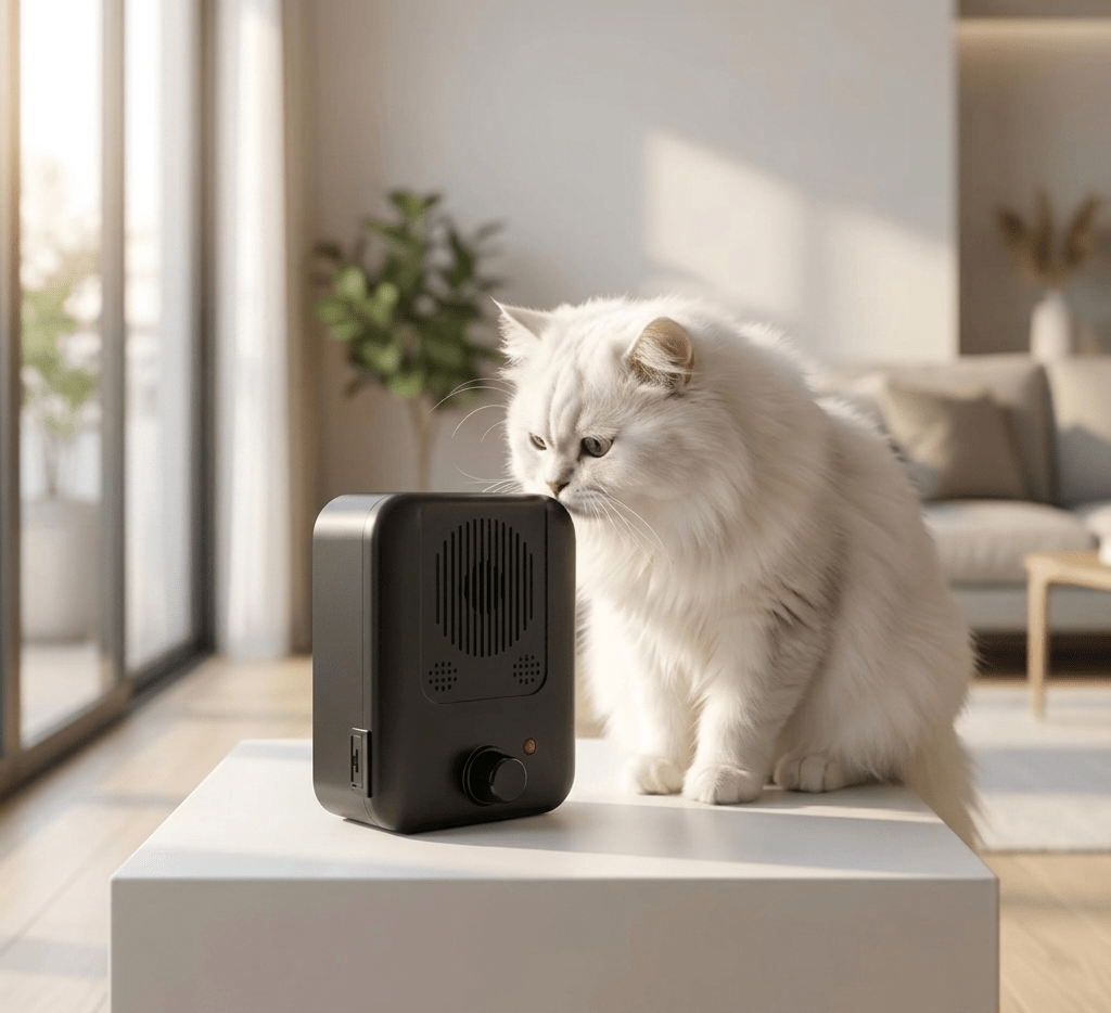 Ultrasonic Bark Control Device, Automatic Dog Barking Deterrent with 15–30kHz Adjustable Frequency - Homvista
