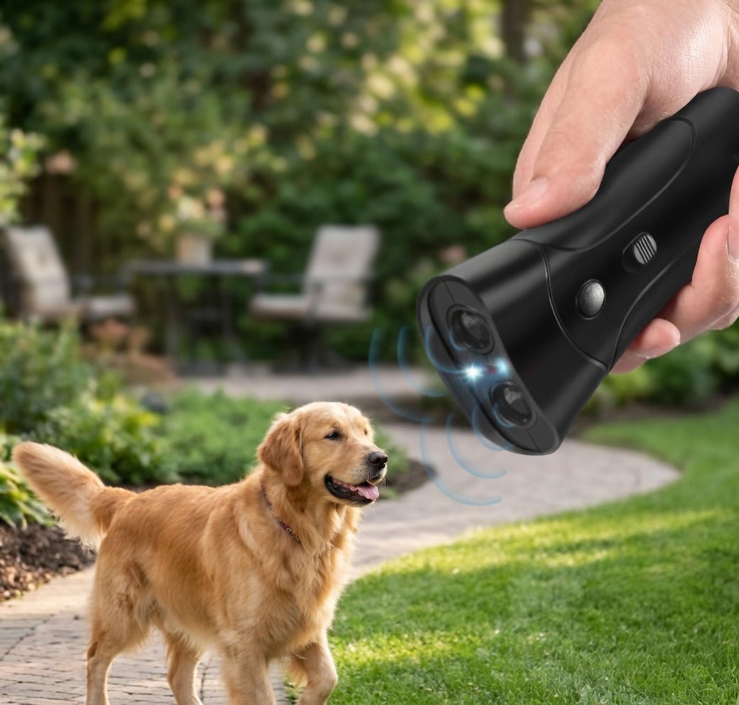 Ultrasonic Dog Training Device, Handheld Barking Deterrent for Barking, Jumping & Behavior Training - Homvista