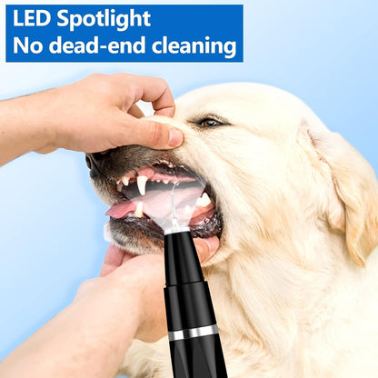 Ultrasonic Pet Dental Cleaner, Dog & Cat Teeth Cleaning Device for At-Home Maintenance - Homvista