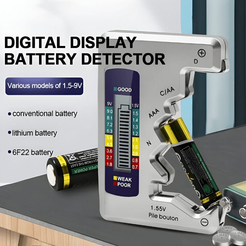 Universal Digital Battery Tester - Homvista