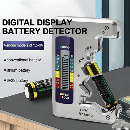Universal Digital Battery Tester - Homvista