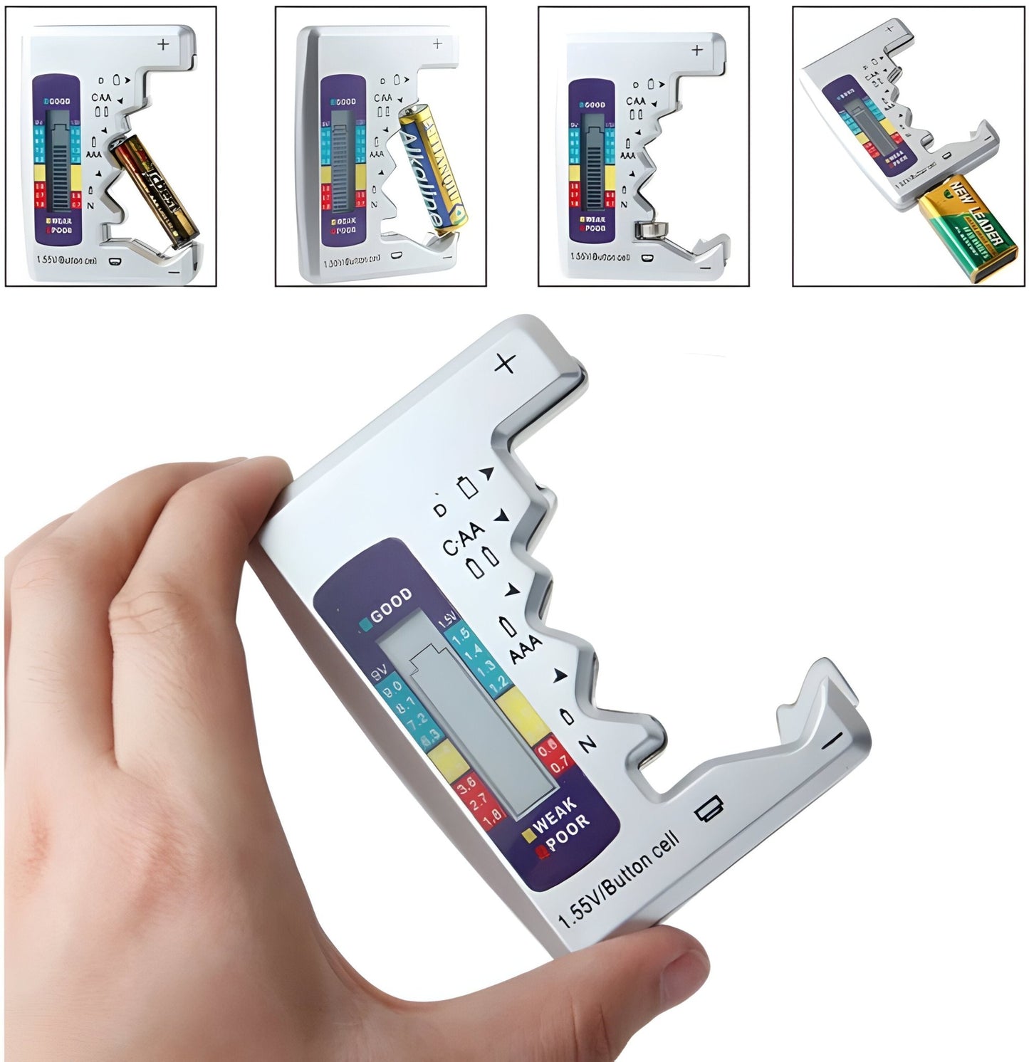 Universal Digital Battery Tester - Homvista
