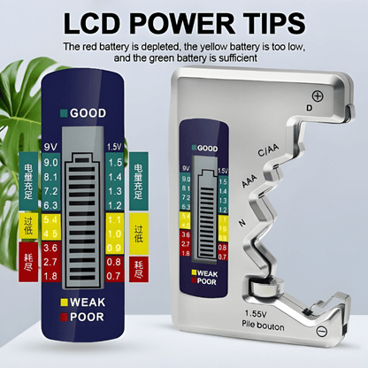 Universal Digital Battery Tester - Homvista