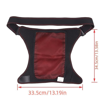 USB Electric Heated Hip Brace, Lower Back & Waist Wrap with Massage & Heat - Homvista