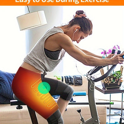 USB Electric Heated Hip Brace, Lower Back & Waist Wrap with Massage & Heat - Homvista