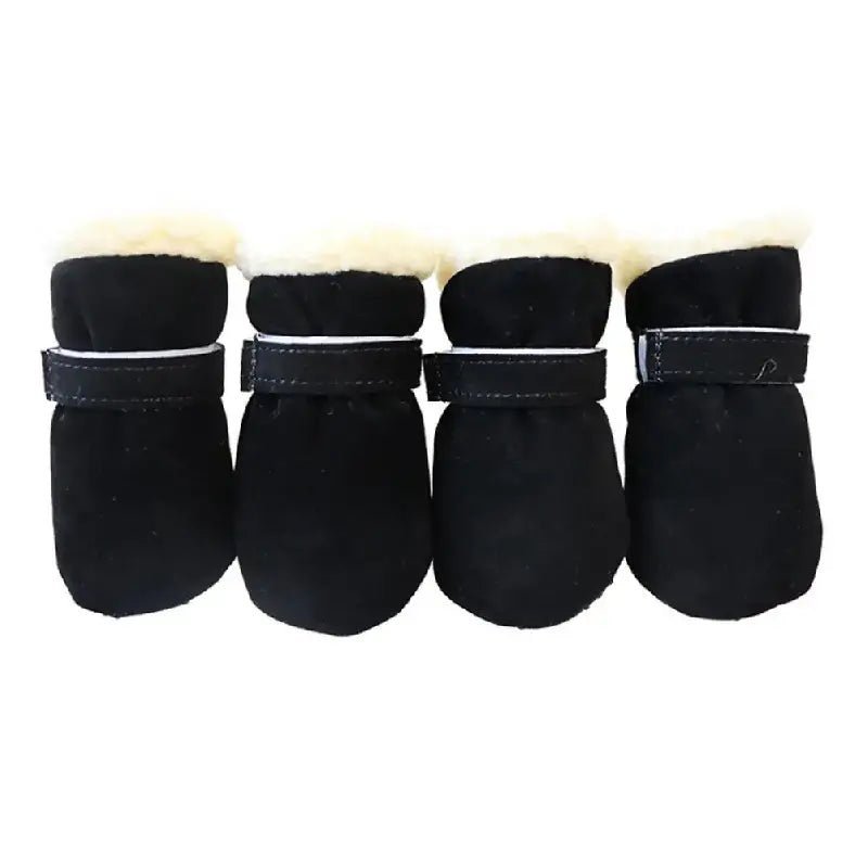Winter Dog Boots, Insulated Water-Resistant Paw Shoes with Non-Slip Soles - Homvista