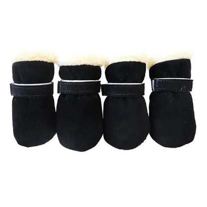 Winter Dog Boots, Insulated Water-Resistant Paw Shoes with Non-Slip Soles - Homvista