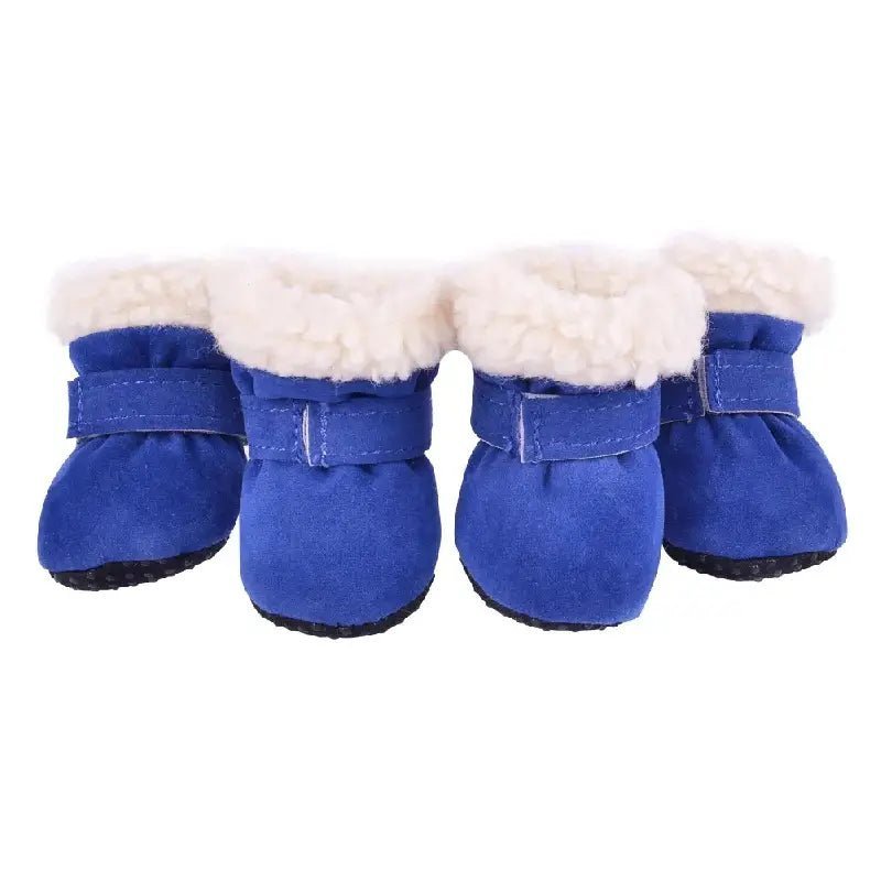 Winter Dog Boots, Insulated Water-Resistant Paw Shoes with Non-Slip Soles - Homvista