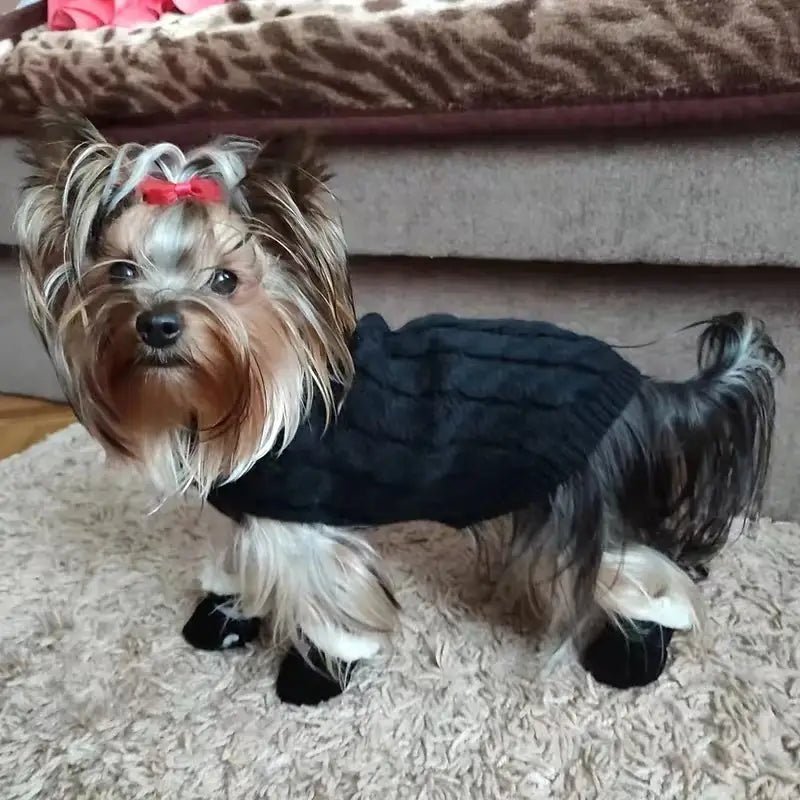 Winter Dog Boots, Insulated Water-Resistant Paw Shoes with Non-Slip Soles - Homvista