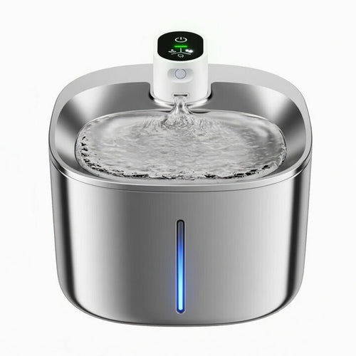 Wireless Cat Water Fountain, 1.5L Cordless Pet Fountain with Adjustable Flow & Quiet Pump - Homvista
