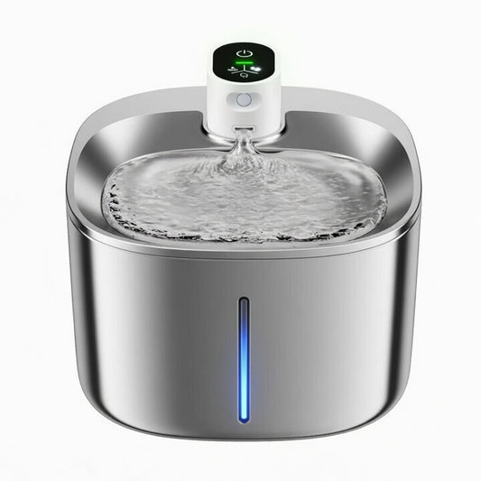 Wireless Cat Water Fountain, 1.5L Cordless Pet Fountain with Adjustable Flow & Quiet Pump - Homvista