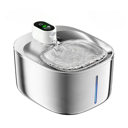Wireless Cat Water Fountain, 1.5L Cordless Pet Fountain with Adjustable Flow & Quiet Pump - Homvista
