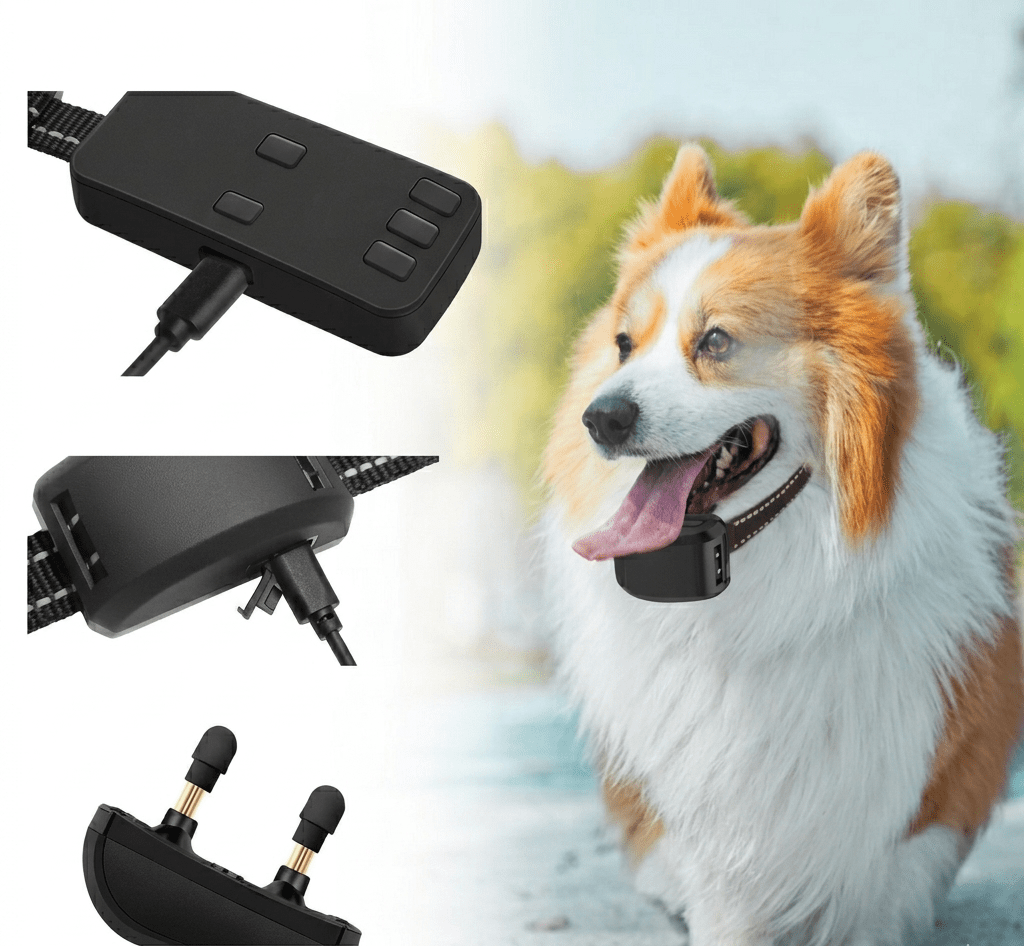 Wireless Dog Fence System, 100–250m Boundary with Waterproof Training Collar for Up to 3 Dogs - Homvista