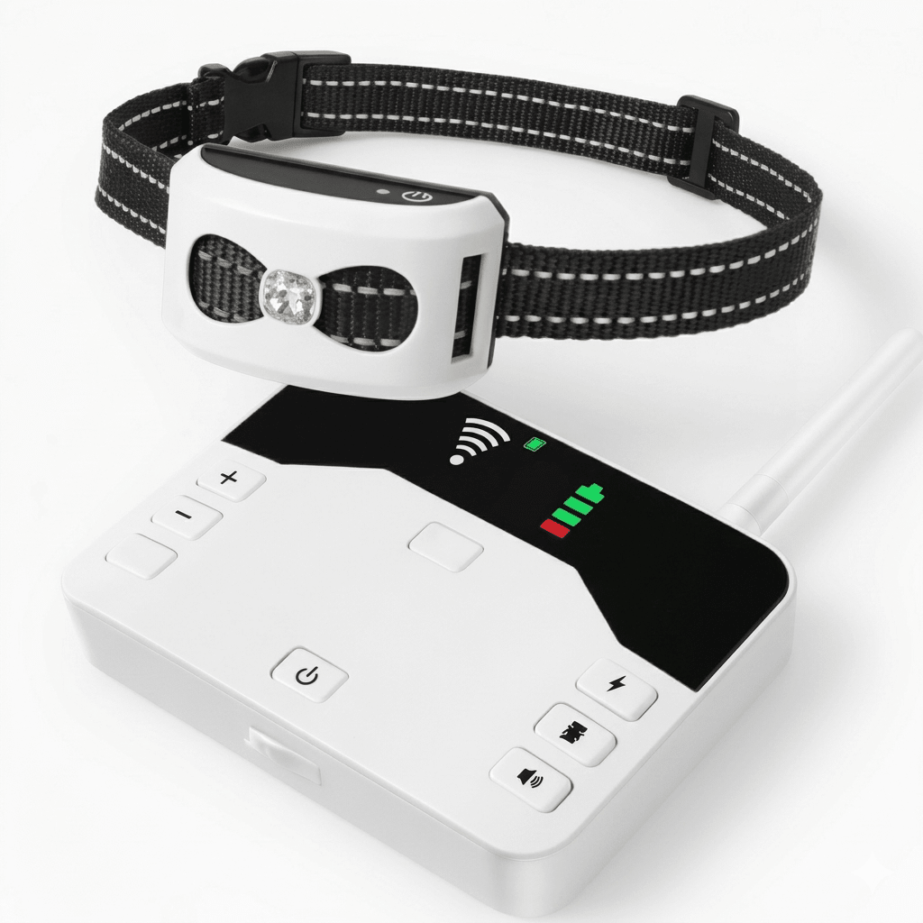 Wireless Dog Fence & Training Collar, 2-in-1 300m Remote System with IP65 Receiver for 1–2 Dogs - Homvista