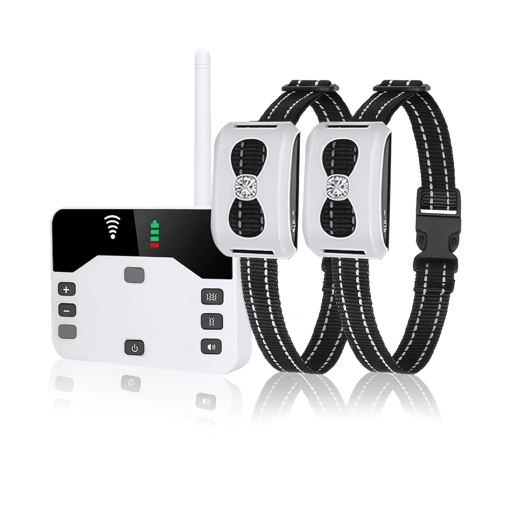 Wireless Dog Fence & Training Collar, 2-in-1 Remote System with 100–150m Range, IP65 - Homvista