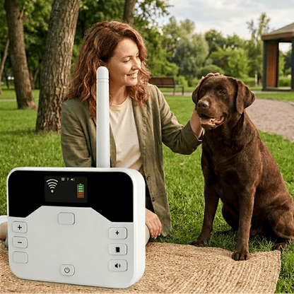 Wireless Dog Fence & Training Collar, 2-in-1 Remote System with 100–150m Range, IP65 - Homvista