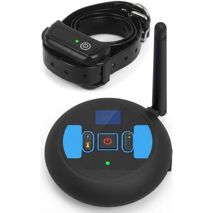 Wireless Dog Fence & Training Collar, 500m Boundary System with Waterproof Receiver for Up to 3 Dogs - Homvista