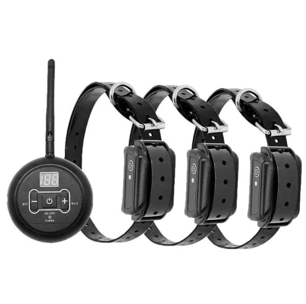 Wireless Dog Fence & Training Collar, 500m Boundary System with Waterproof Receiver for Up to 3 Dogs - Homvista