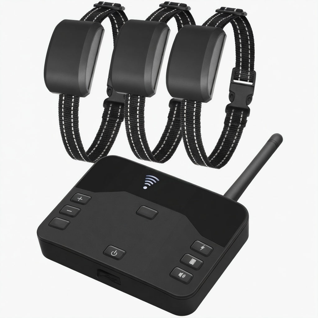 Wireless Dog Fence & Training Collar, 65–1640ft Boundary System for Up to 3 Dogs - Homvista