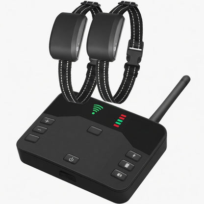 Wireless Dog Fence & Training Collar, 65–1640ft Boundary System for Up to 3 Dogs - Homvista