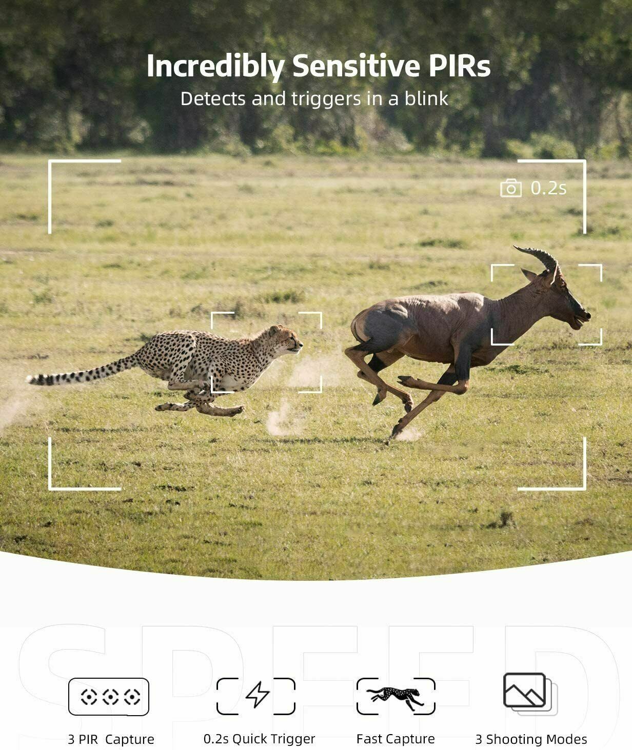 Wireless Hd Wildlife Game Trail Camera With Night Vision - Homvista